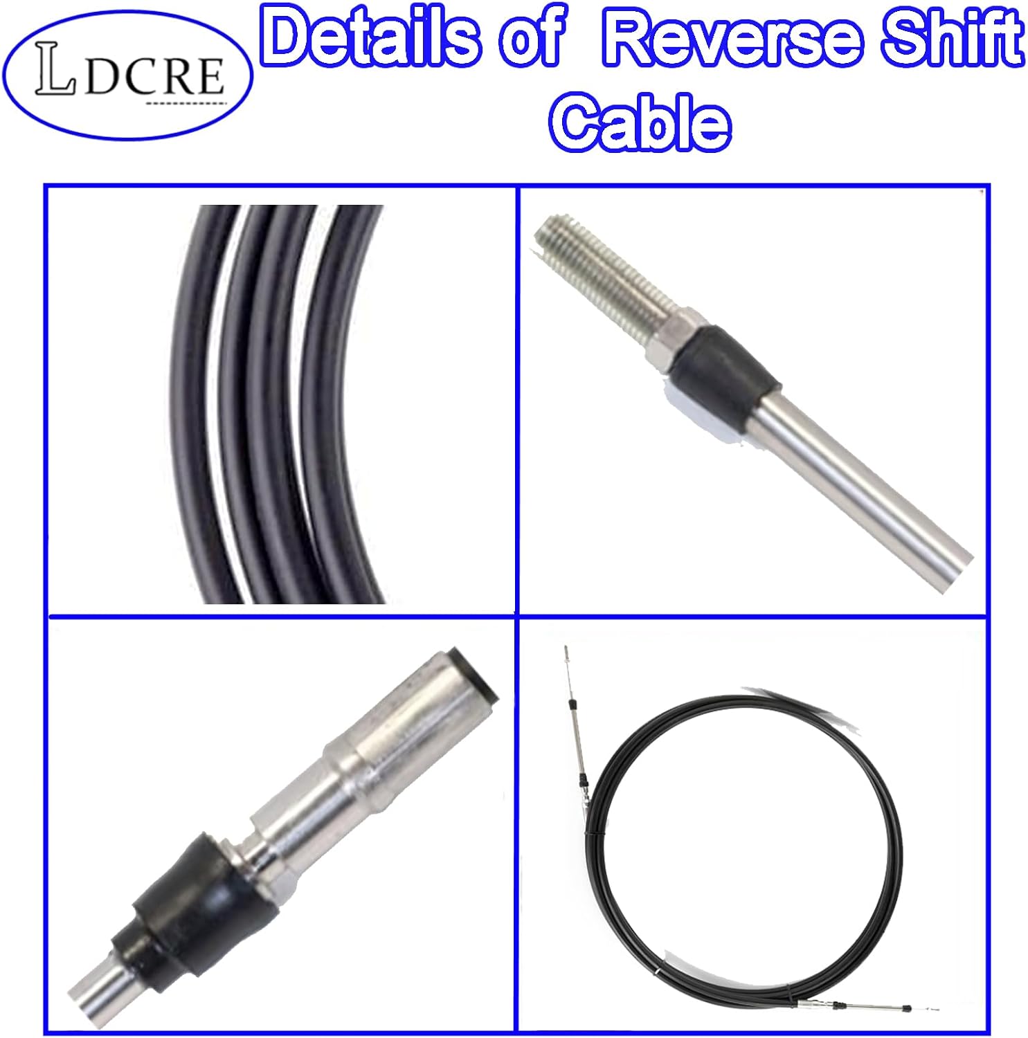 Reverse Shift Cable F2A-U149C-00-00 for Yamaha Jet Boats 2007-2018 | Fits AR190 AR195 AR210 AR230 AR240 SX190 SX195 SX210 SX230 212X 212SS | Jet Boat Replacement Control Cable