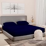 1000 Thread Count, Breathable Split King Size Cooling Sheets for Adjustable Bed, 100% Egyptian Cotton Bed Sheets, 5 Piece White Split King Bed Sheets Set - Soft 2 Deep Pocket Twin XL Fitted Sheets