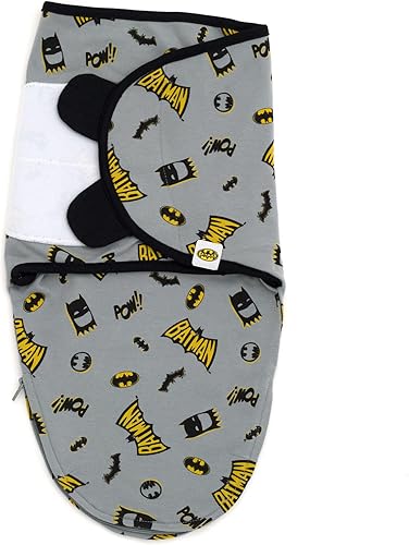 Miniatura 2 de DC Comics Justice League Batman Superman The Flash - Paquete de 3 sacos para bebés recién nacidos, grisazul y blanco, de 3 a 6 meses