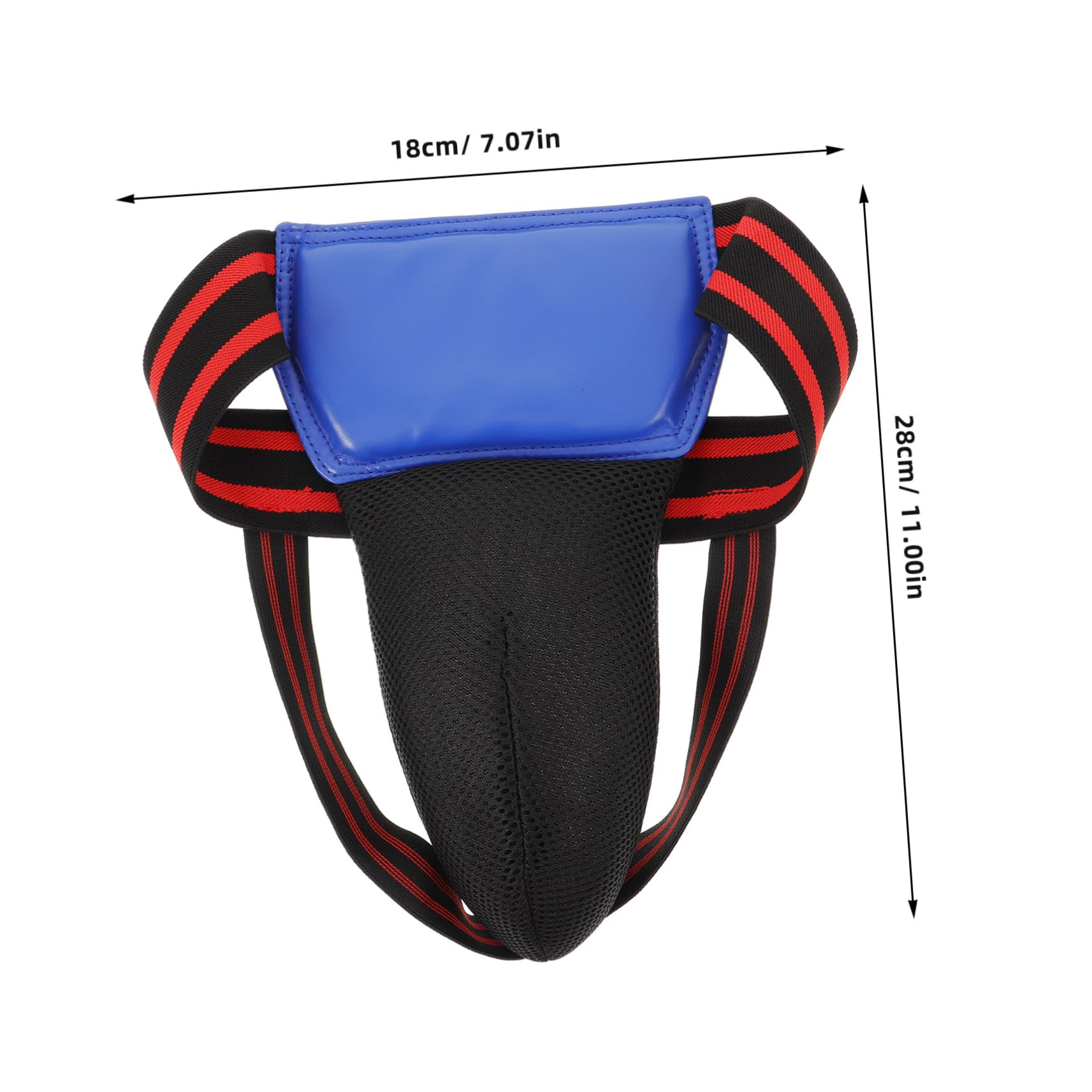 SUPVOX Boxing Groin Protector Boxing Cup for Men Martial Arts Groin Guard Sturdy Pu Material Blue