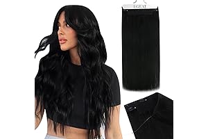 Invisible Crown Hair Extensions with Adjustable Band