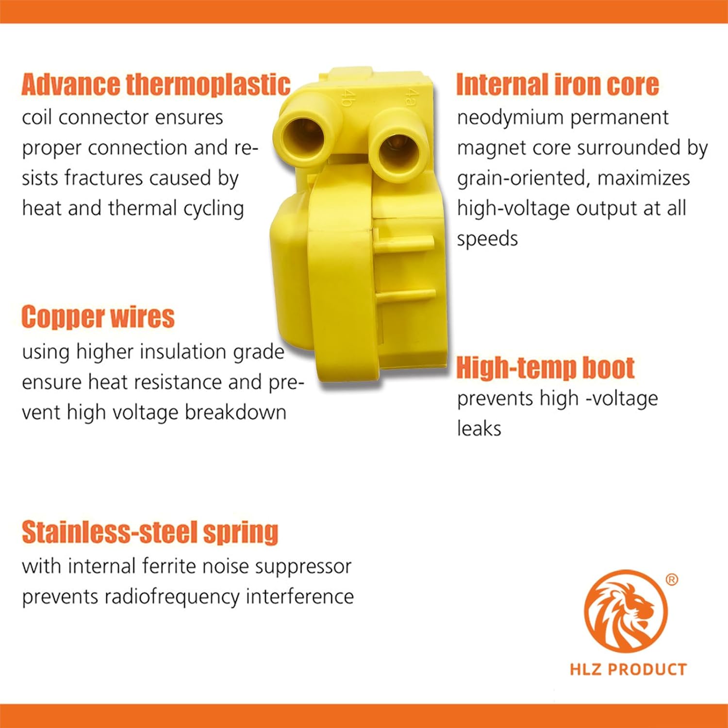 IGNITION COIL UF359 A0001587303 SET OF 6 COMPATIBLE WITH MERCEDES BENZ C240 C260 C32 C320 CLK320 E320 ML320 ML350 S350 SLK32 SLK320 Chrysler Crossfire 2.6 2.8 3.2 3.2 3.7 V6 M112