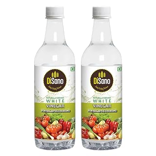 DiSano Naturally Brewed White Vinegar Bottle, 1000ml (2 X 500ml)