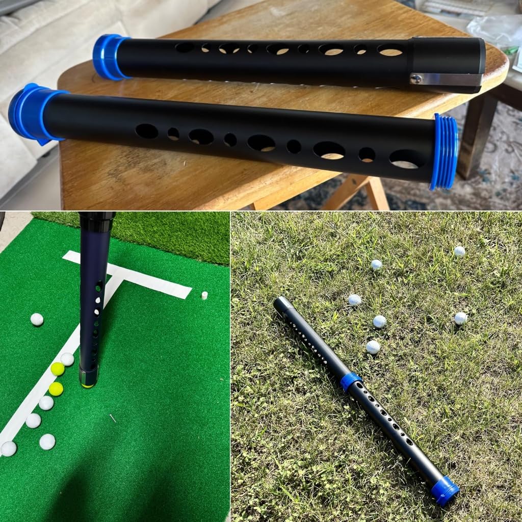 Recolector de pelotas de golf, recogedores de tubos, herramienta de recogida de pelotas de golf de aluminio, recogedores de pelotas de golf superiores