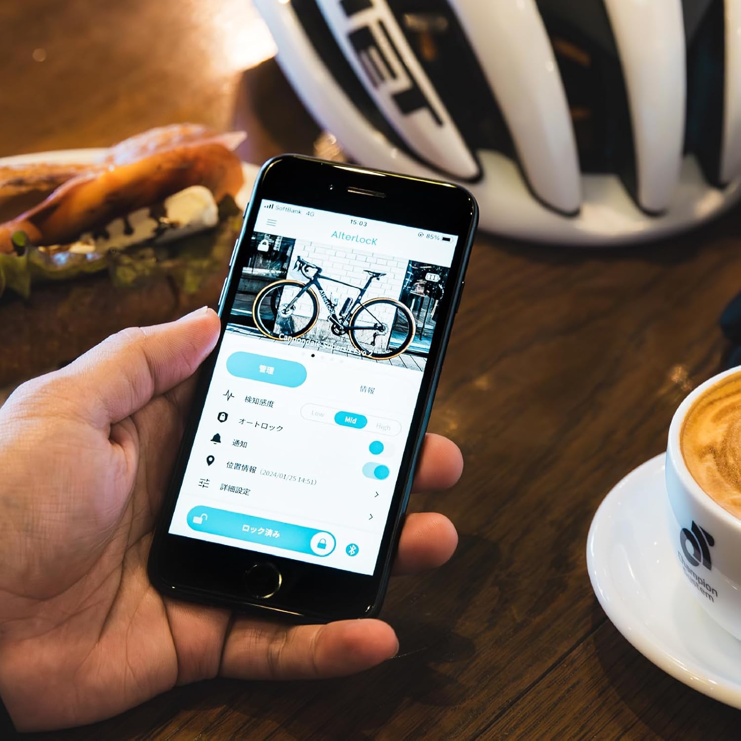 AlterLock Gen3 | 盗難防止アラーム GPS/Wi-Fi追跡デバイス Bluetooth