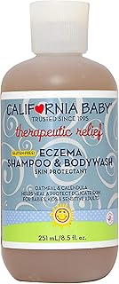 Sponsored Ad - California Baby Eczema Shampoo and Body Wash - Therapeutic Relief, Skin Protectant for Hair, Face & Body, O...