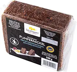 Pão Pumpernickel Stuttgart 500g (centeio integral e malte)