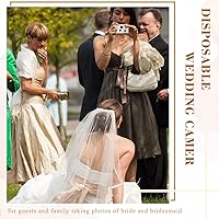 Vista 5 de 5 cámaras desechables para bodas a granel, película de color, cámara de un solo uso a granel con flash de 1.38 pulgadas (1.378 in) una vez