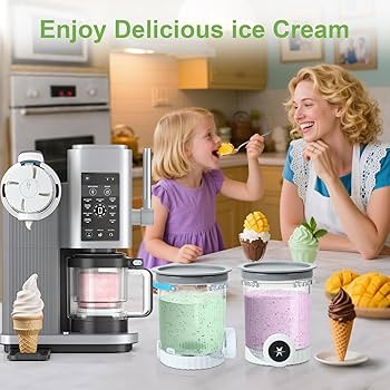 Amazon.com: 2 Pack Pint Containers Replacement for Ninja Swirl Ice