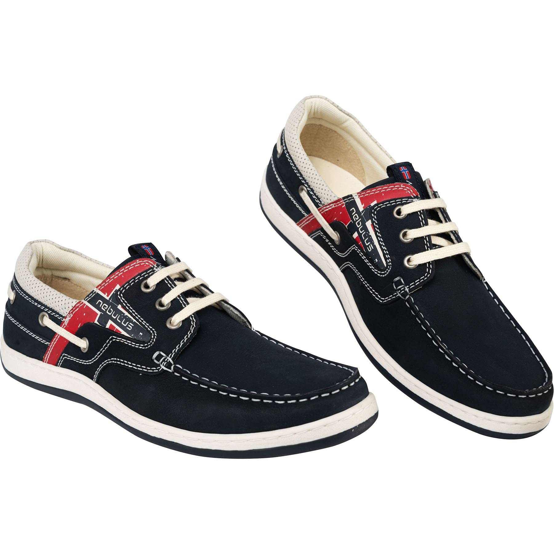Nebulus Leder - Bootsschuhe Riva, Schuhe, Sneaker, Leder (T155)