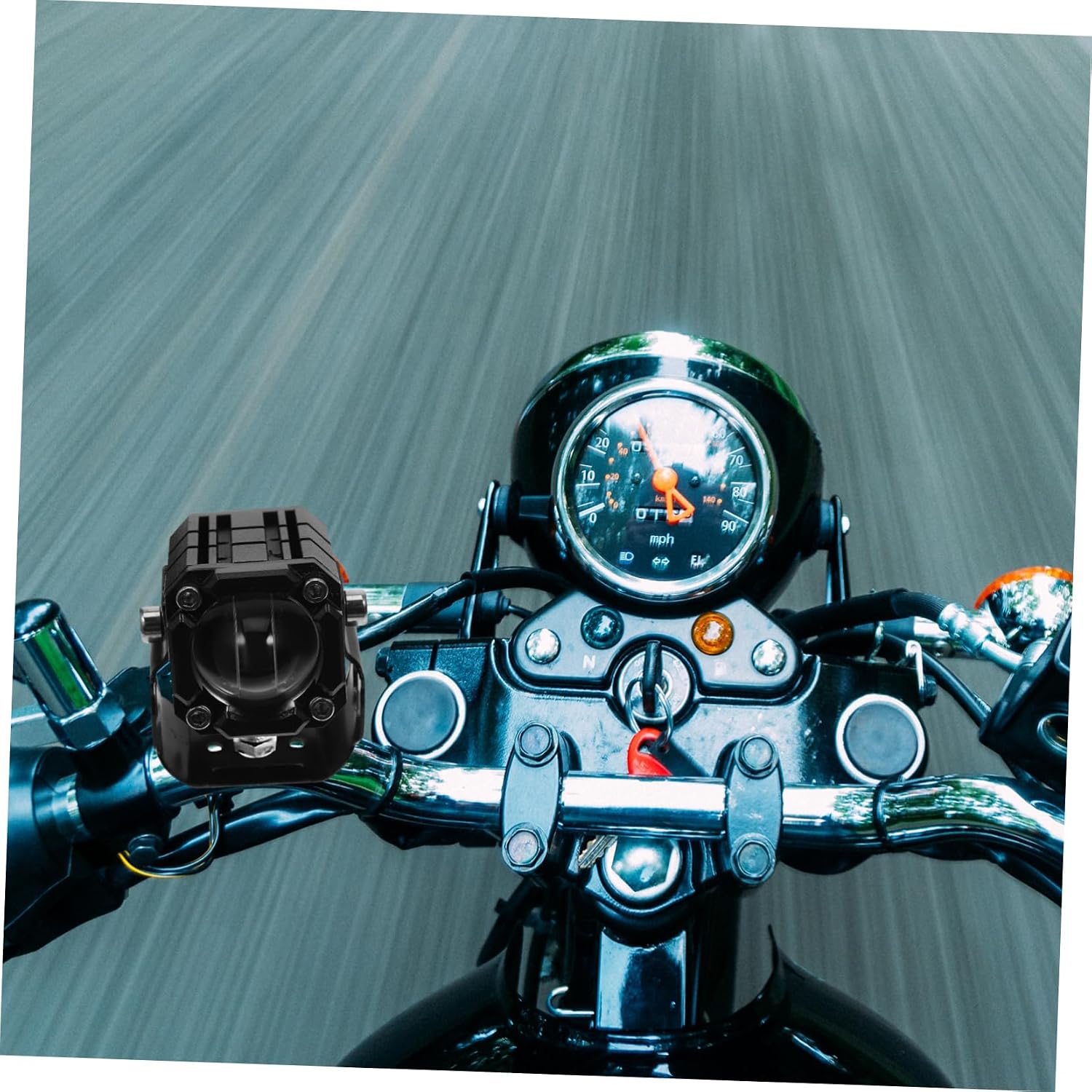 OUNONA Motorcycle Fog Light Led Spotlight Lens Running Light for Enhanced Visibility Suitable for Riding Conditions