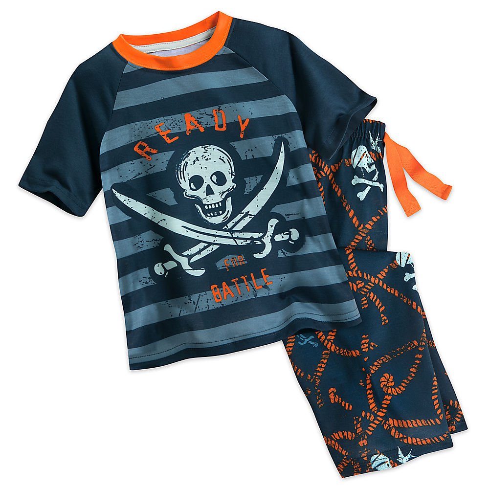 Disney Pirates of The Caribbean: Dead Men Tell No Tales PJ PALS Pajamas for Boys Size 2 Blue