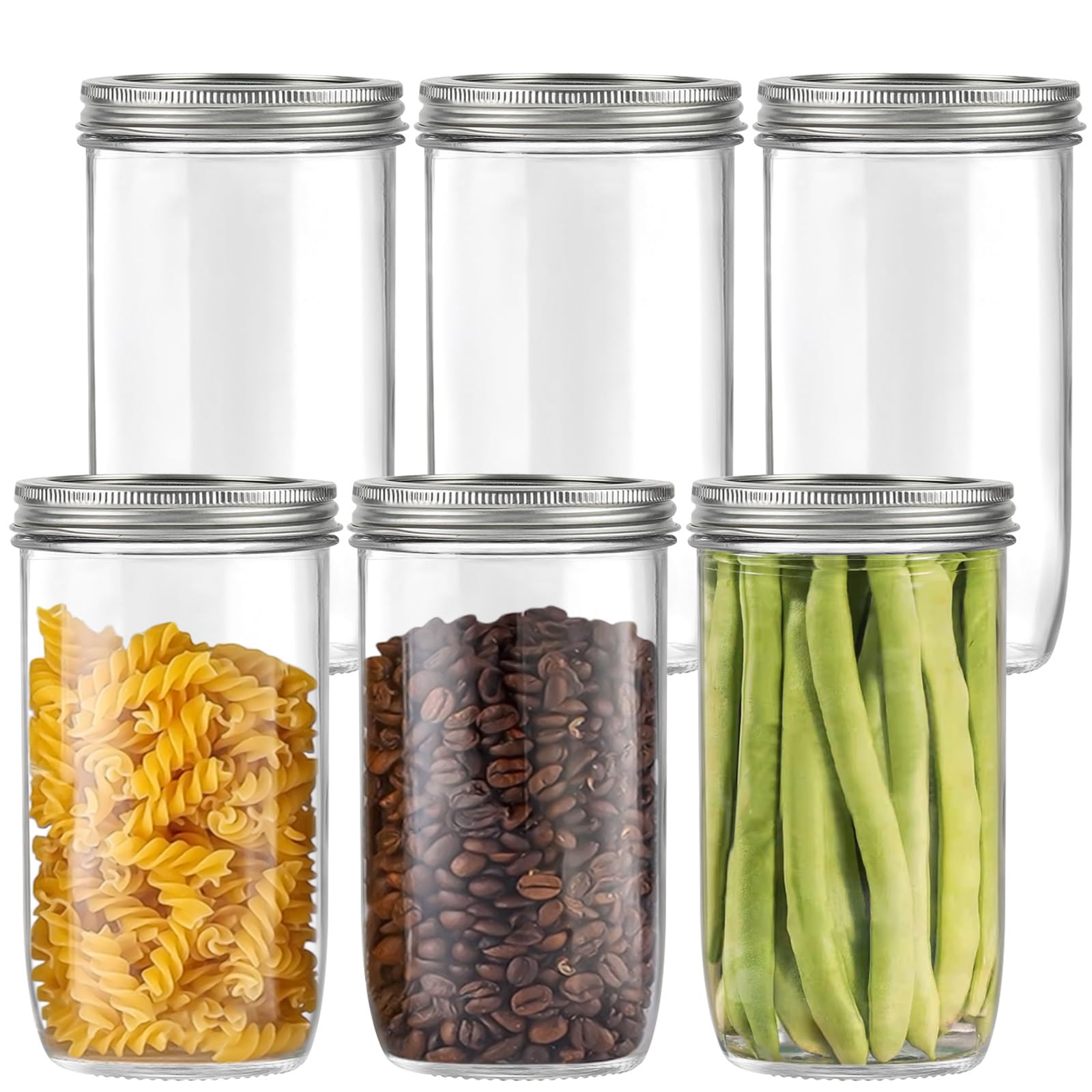 Einmachgläser Mit Deckel – 680 Ml, Breite Öffnung, Perfekt Zum Einkochen & Aufbewahren