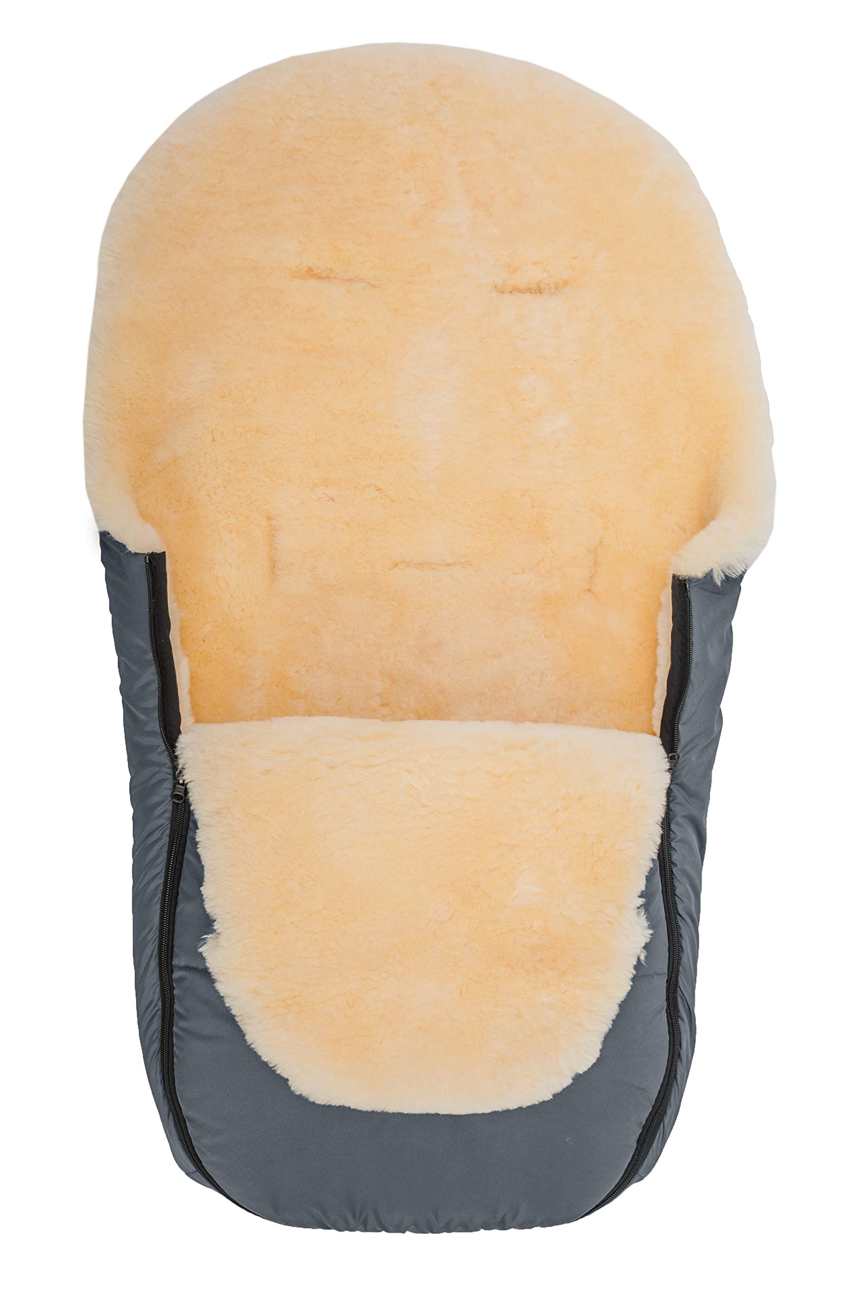 Altabebe - Saco de borreguito de invierno para carrito de bebé de la colección Nordkap azul azul