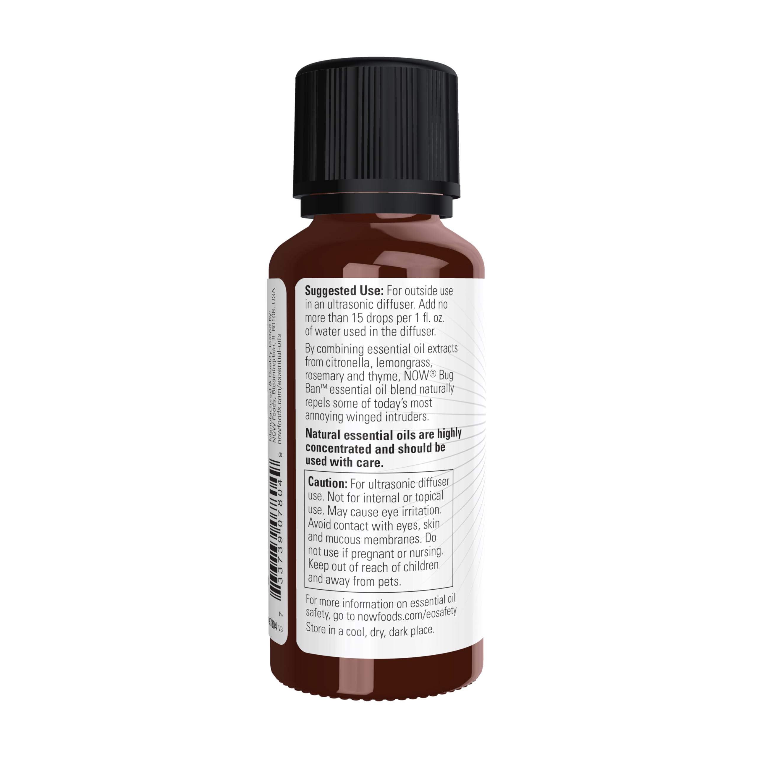 NOW Foods Essential Oil, Bug Ban - 30 ml.