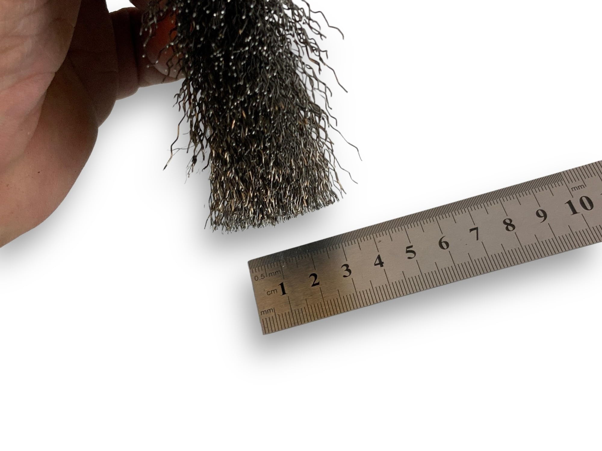 Brosse circulaire INOX | Ø 200 mm | Epaisseur 1 rang | Fil dur 0.30 mm ondulé | Alésage 32 mm + réducteur bague 25/22/20/16/12 mm | Touret meuleuse affûteuse ponceuse | Kibros 218201IT