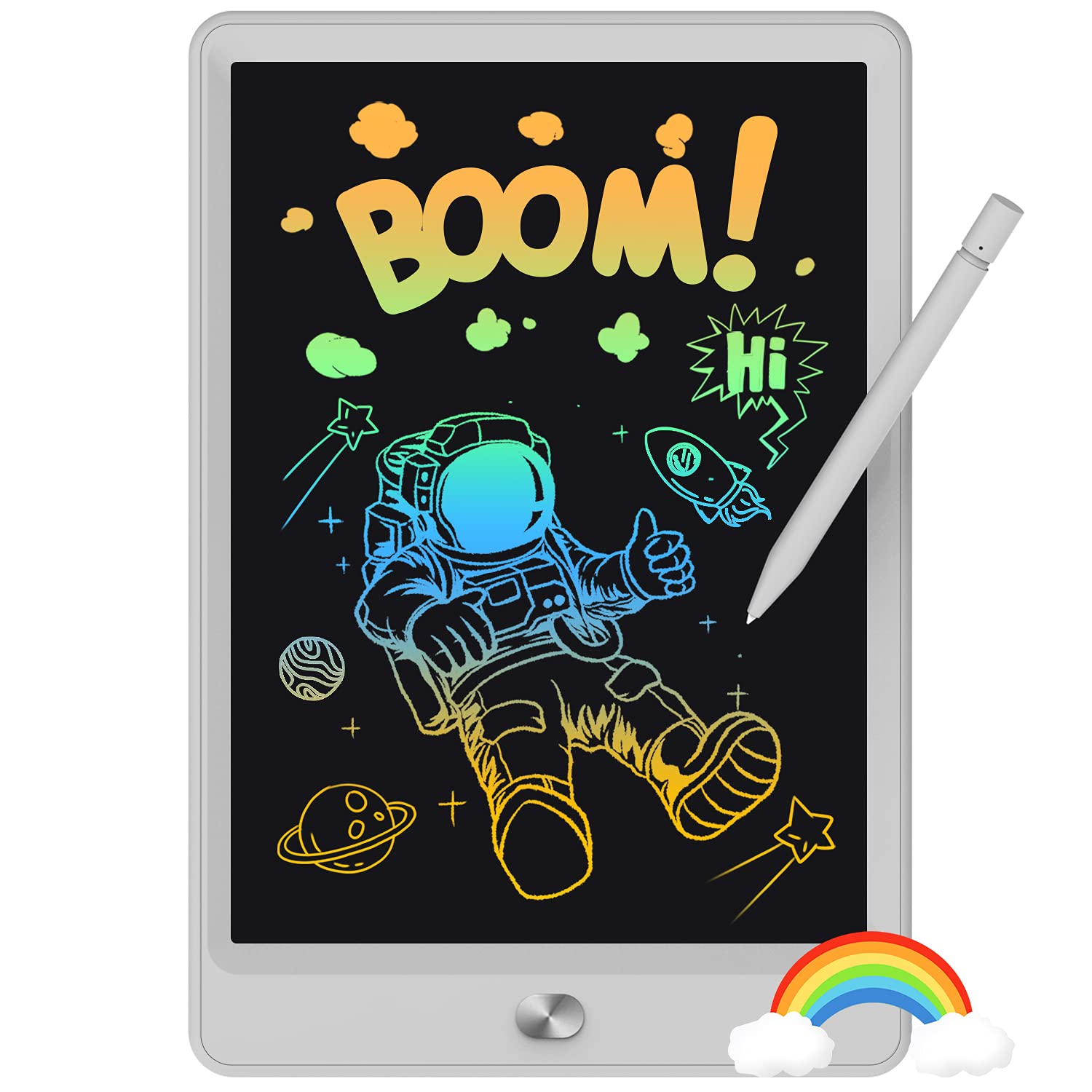 KOKODI8.5-Inch LCD Writing Tablet - Colorful Doodle Board and Electronic Drawing Pad for Kids - Educational Toy Gift for 3-7 Year Old Boys and Girls