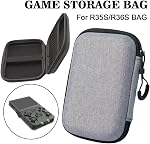 Carrying Case for r36s R35S,Soft Multi-Function Travel Carrying Case Portable Game Console Storage,Protective Case Mesh Console Accessories for r36s R35S