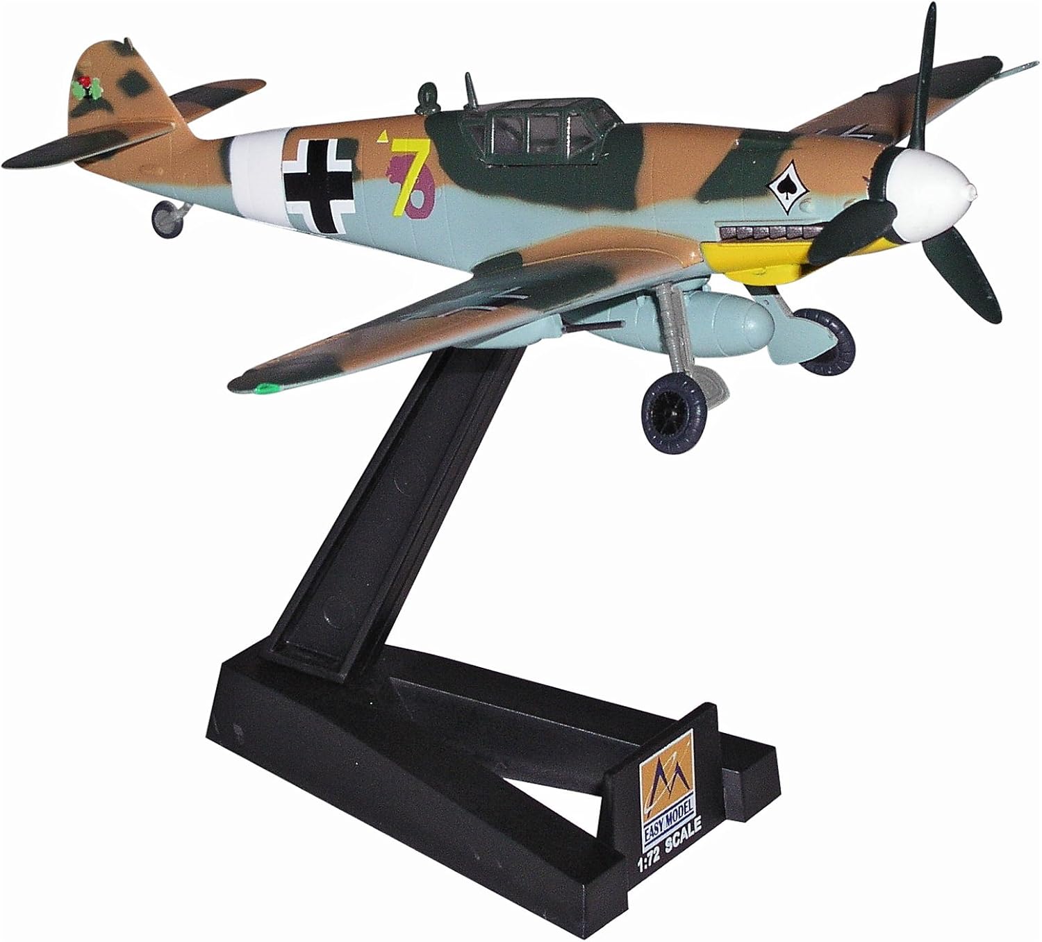 Trumpeter Easy Model 1:72 Scale Messerschmitt BF-109G-2 III/JG53 1943 Tunisia Model Kit