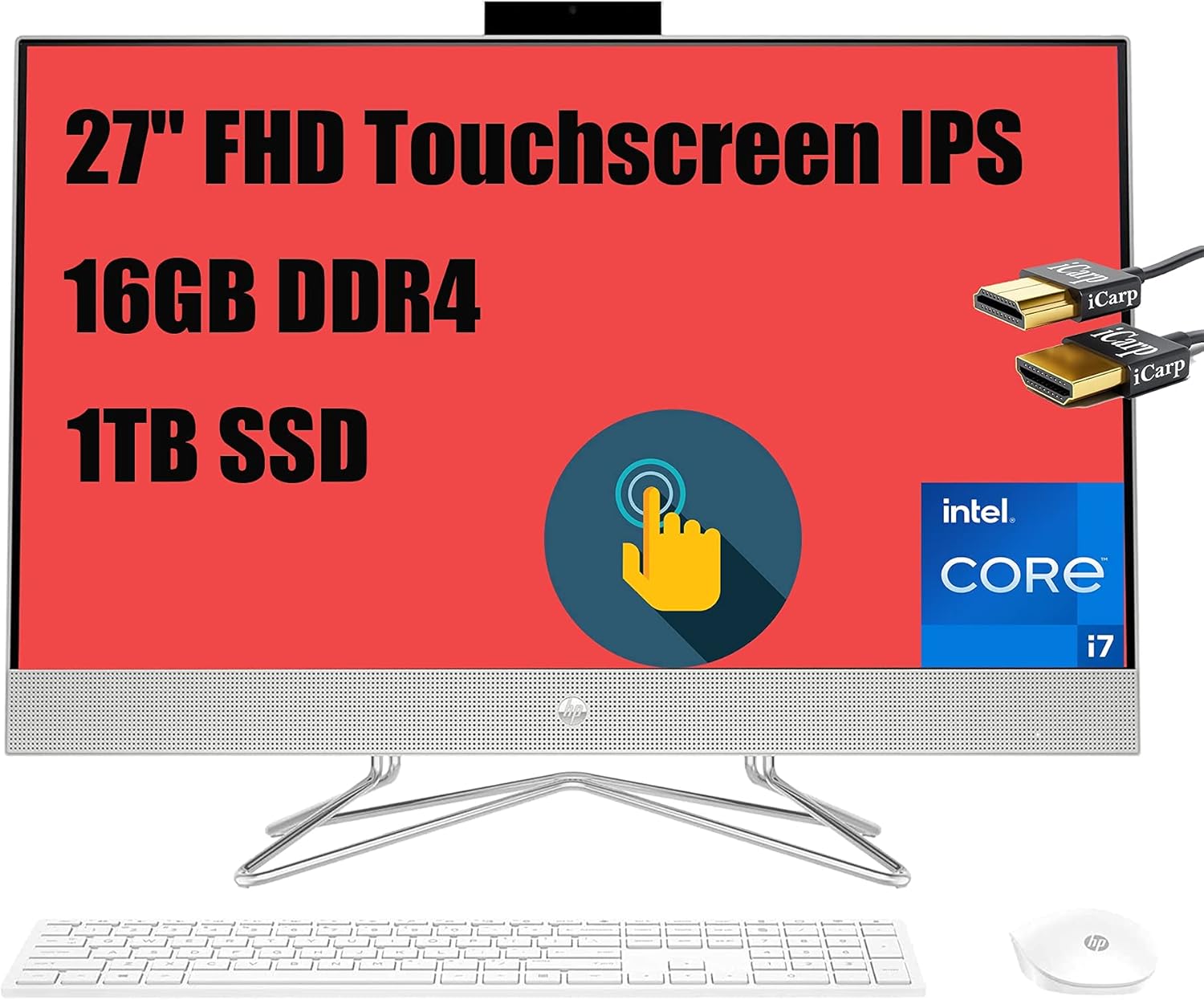 HP Pavilion AllinOne 27 Flagship 2021 Desktop Computer 27