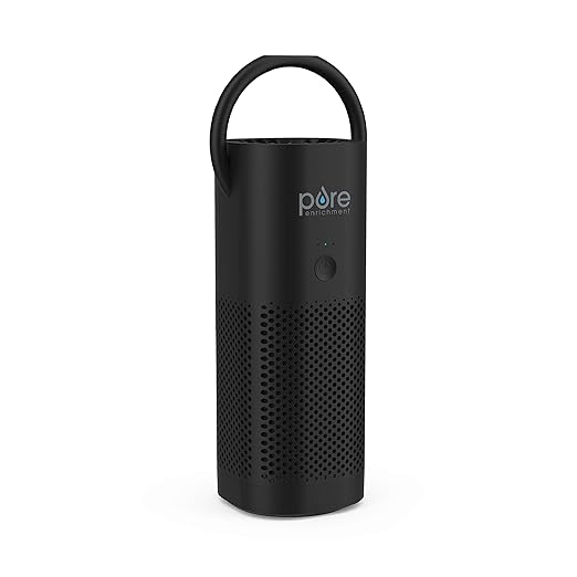 Pure Enrichment PureZone Mini Portable Air Purifier True HEPA Filter
