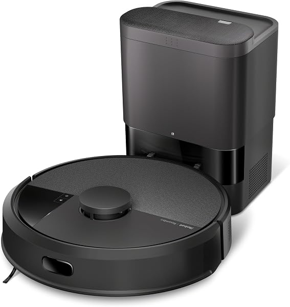 iRobot Roomba 105 Combo y Base AutoEmpty con autovaciado de 75 días, Aspirador y friegasuelos, Clearview LiDAR, 7000Pa,120 mins, SmartScrub, Evita obstáculos,Recarga y reanuda,App, 3 Modos Limpieza_N - 1