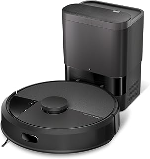 iRobot Roomba 105 Combo y Base AutoEmpty con autovaciado de 75 días, Aspirador y friegasuelos, Clearview LiDAR, 7000Pa,120 mins, SmartScrub, Evita obstáculos,Recarga y reanuda,App, 3 Modos Limpieza_N