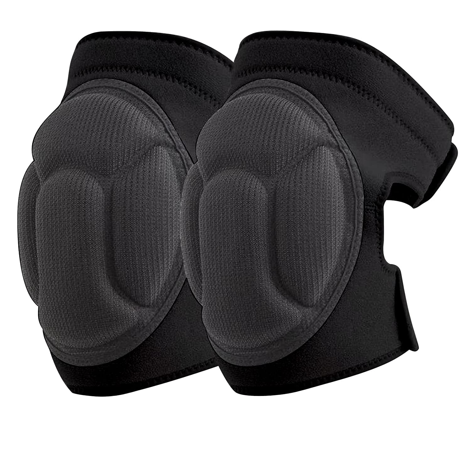 ELECDON Knee Protectors Pads, Men Women Adjustable Knee Protectors Pads, Adjustable Knee Protectors Cushion, Collision Avoidance Knee, for Volleyball, Dance, Sport (Black)