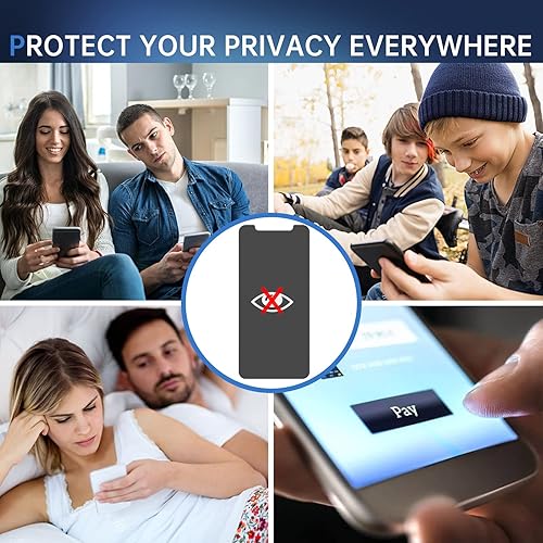 Miniatura 27 de SYNCWIRE Protector de pantalla de privacidad para iPhone 11/XR de 6.1 pulgadas, paquete de 2 unidades, irrompible, antiespía, protector de vidrio