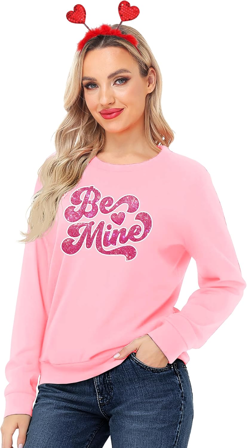 Deerose Women's St. Patrick's Day Sweatshirt Oversized Long Sleeve Shirt Luck Shamrock Printed Tops - Image 5