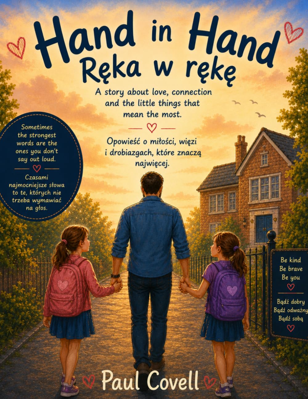Hand in Hand Ręka w rękę: A Bilingual English–Polish Learning Storybook Dwujęzyczna książka do nauki języka angielskiego i polskiego