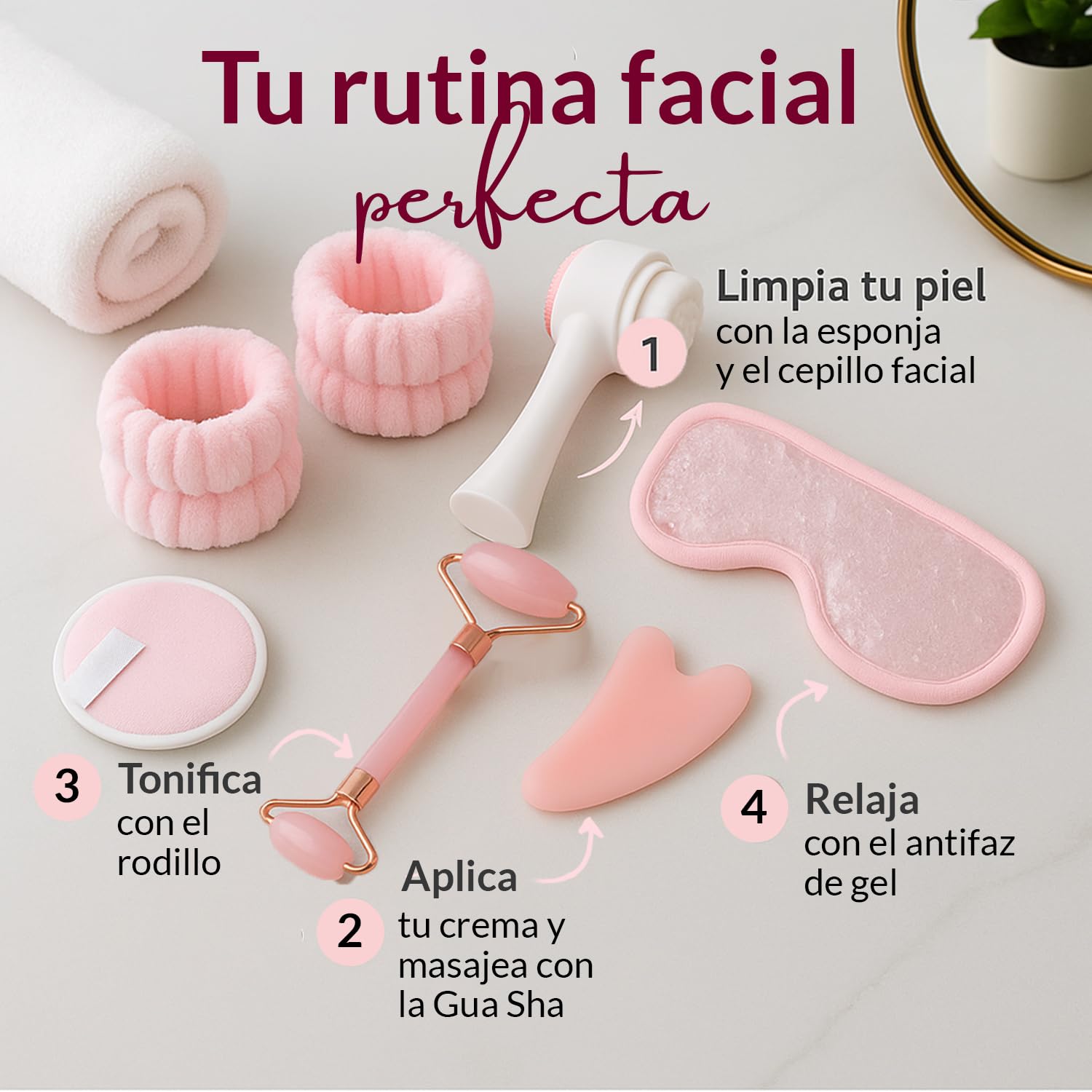 Skincare kit-Skincare coreano-Antifaz Gel Frio-Neceser mujer-Regalos mujer
