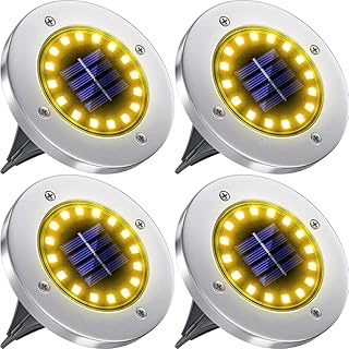 ソーラーライト 埋め込み式 ４個セット LED アウトドア 屋外 ガーデンライト 太陽光パネル充電 防犯対策 IP65防水 光センサー 高輝度 自動点灯/消灯 玄関先/庭/芝生/車道/歩道