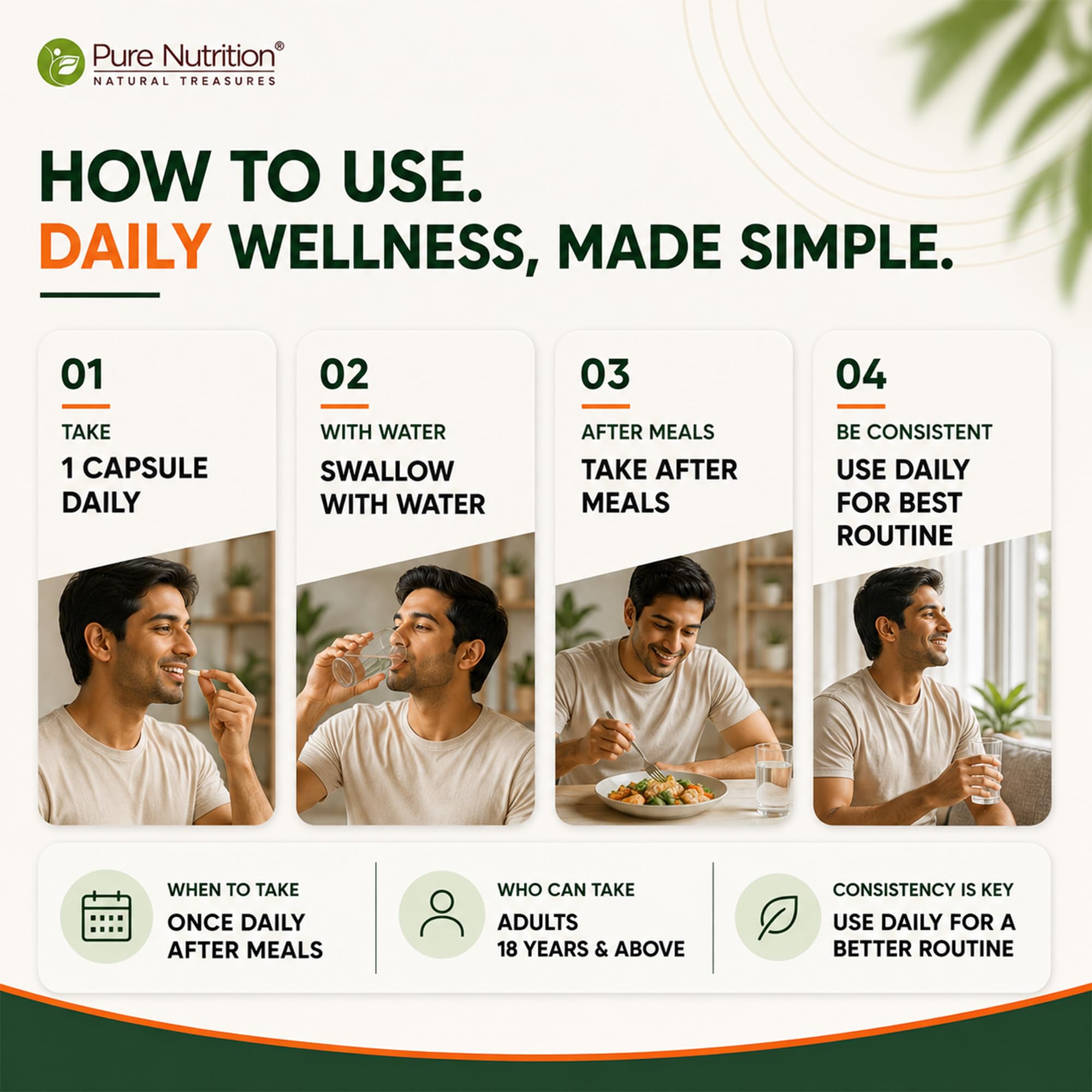 Pure Nutrition Saccharomyces Boulardii 5 Billion CFU 500mg | Saccharomyces Boulardii Probiotic Supplement | Supports Gut Health, Digestive Balance, Gut Flora & Immune Health | 60 Veg Capsules — Amazon image 6