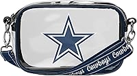 Vista 15 de FOCO NFL Womens NFL Team Logo Stripe Clear Crossbody Bag