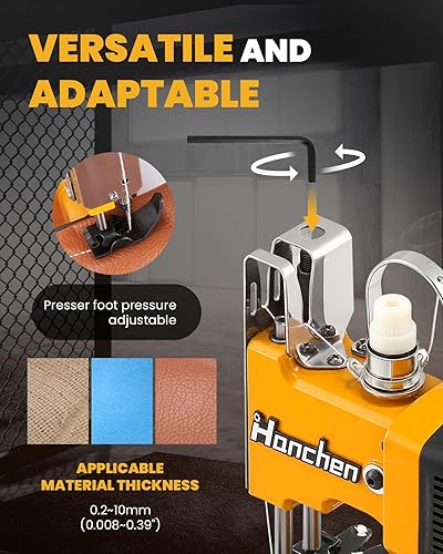 Miniatura 4 de Hanchen Máquina de coser de bolsas Máquina de sellado de bolsas de alta velocidad Máquina de cierre de bolsas Máquina de costura de bolsas Máquina