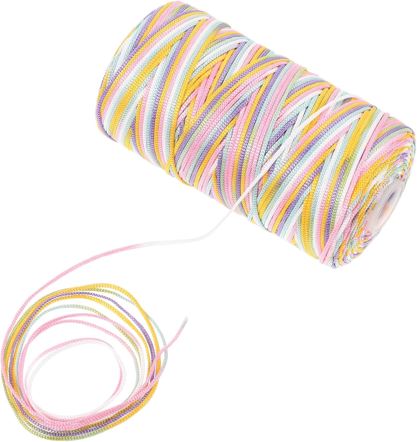 Bulk Hand Woven Crocheting Yarn for DIY Handcrafting Soft Polyester Material with Fresh Fashionable Colors Suitable for Household Sewing Jewelry Making and Decorative Crafts