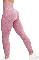 Vista 98 de HIGORUN - Leggings sin costuras para mujer, moldeadores, con diseño gráfico de sonrisas, de cintura alta, para el gimnasio, yoga o hacer ejercicio