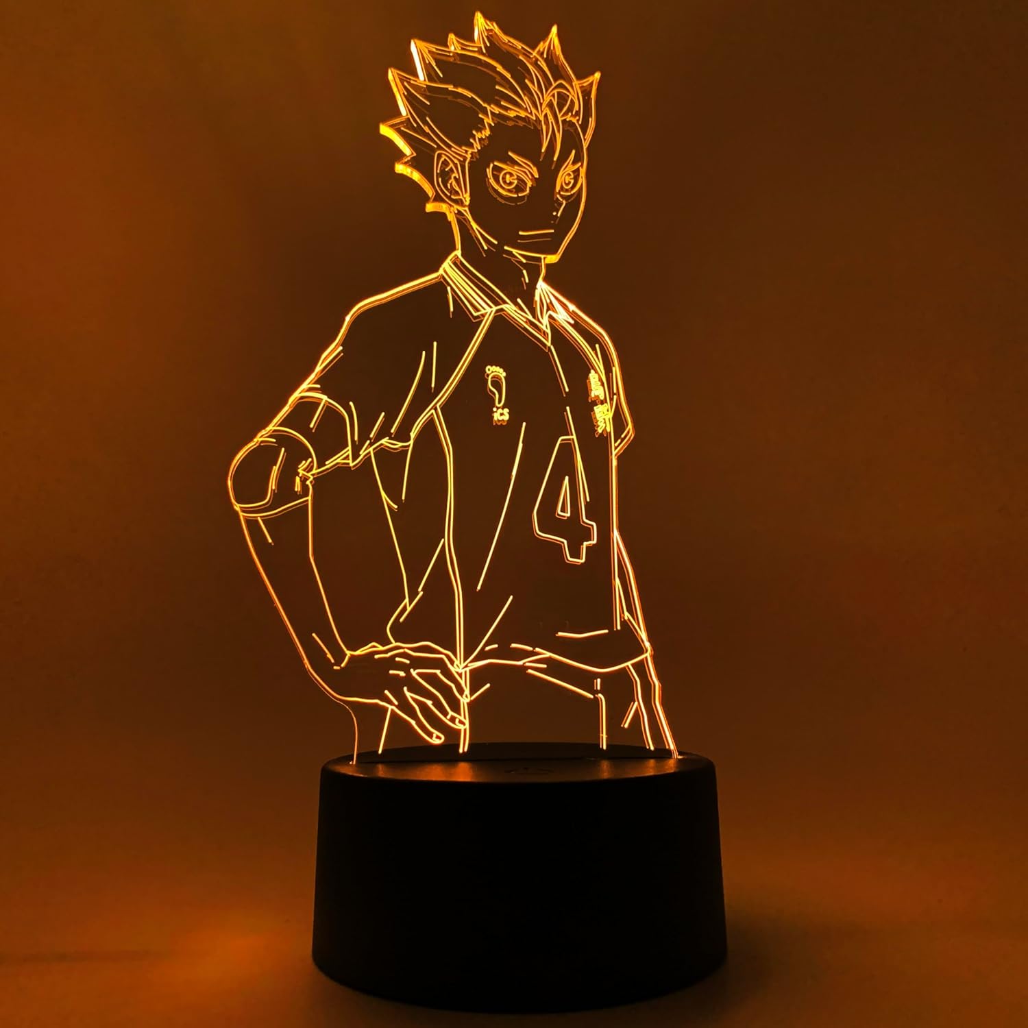 Otaku Lamps Haikyu - Nishinoya Anime Night Light, 16 Color RGB LED – Gift for Otaku