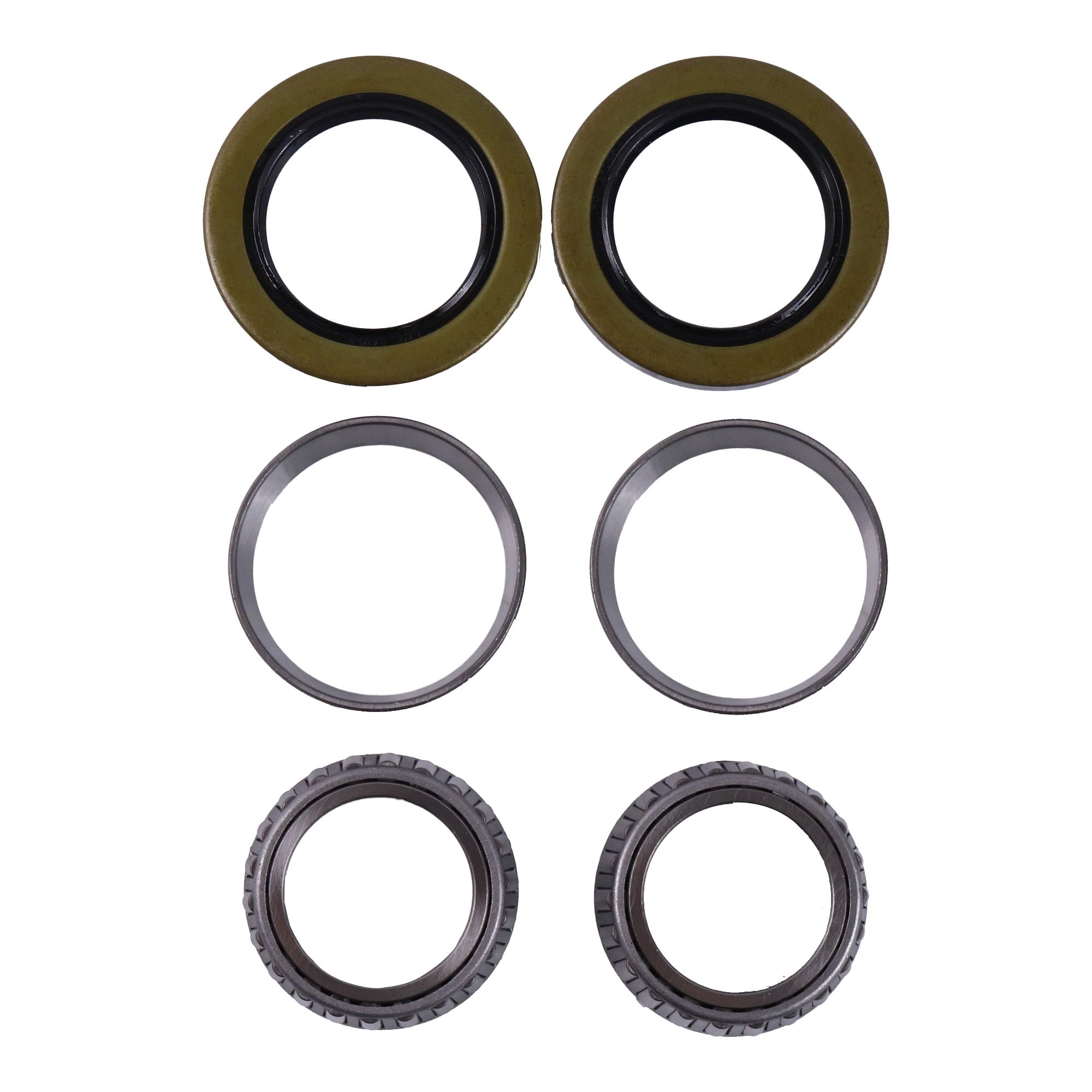 Demfec Wheel Bearing Kit Compatible with Case Skid Steer 1530B 1835B 1835C 1700 1830 1835 1838 1840 Replaces D53767
