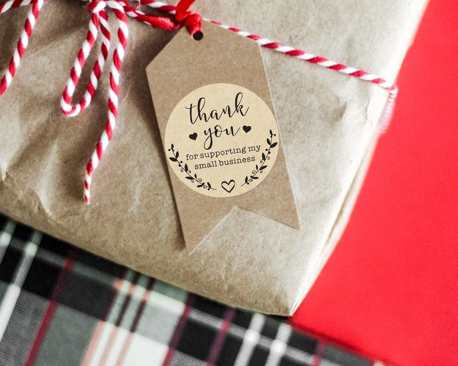 Thank You For Supporting My Small Business Sticker Archivo De Corte SVG Por Creative Fabrica Crafts · Creative Fabrica