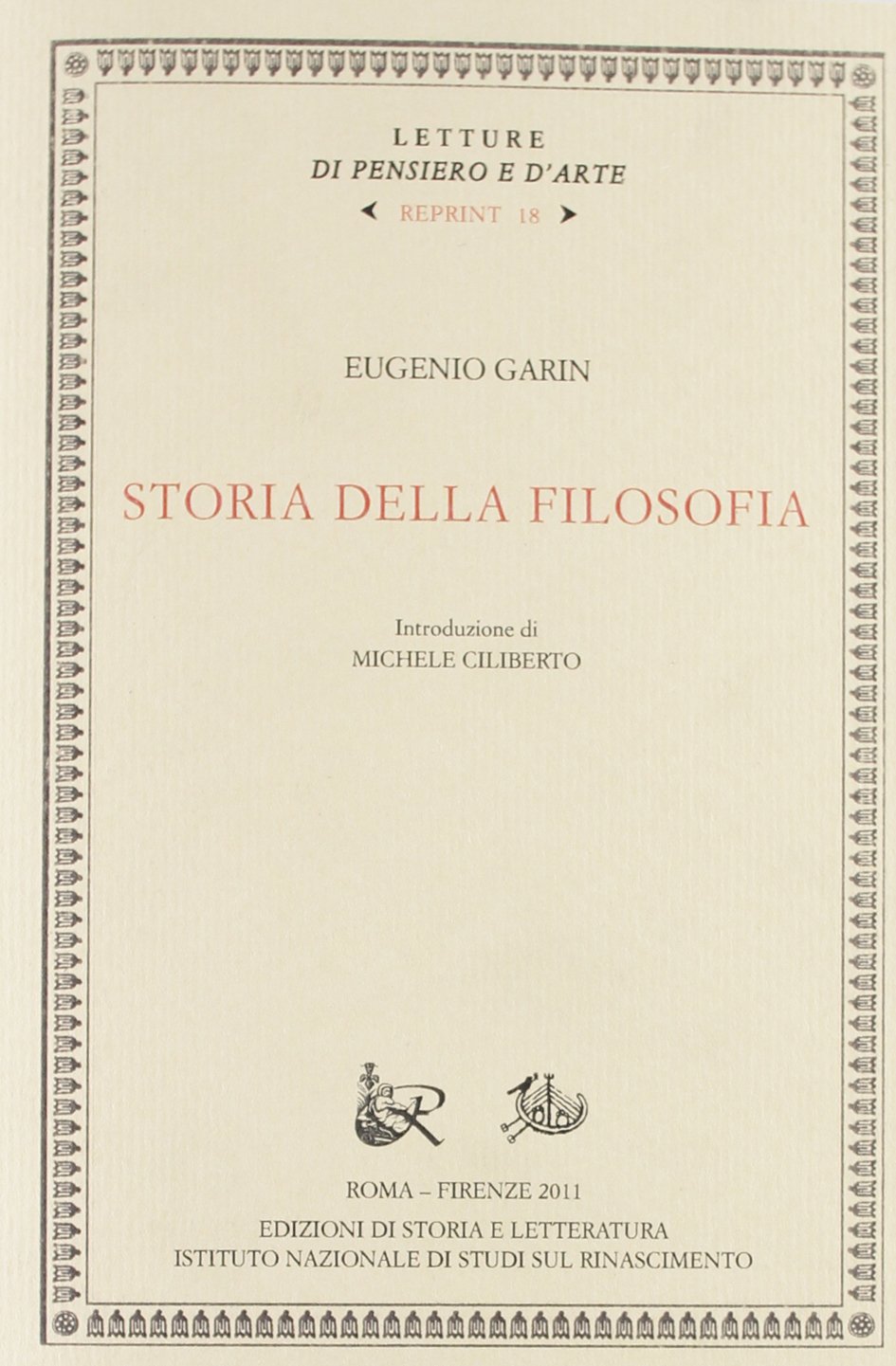 Storia della filosofia