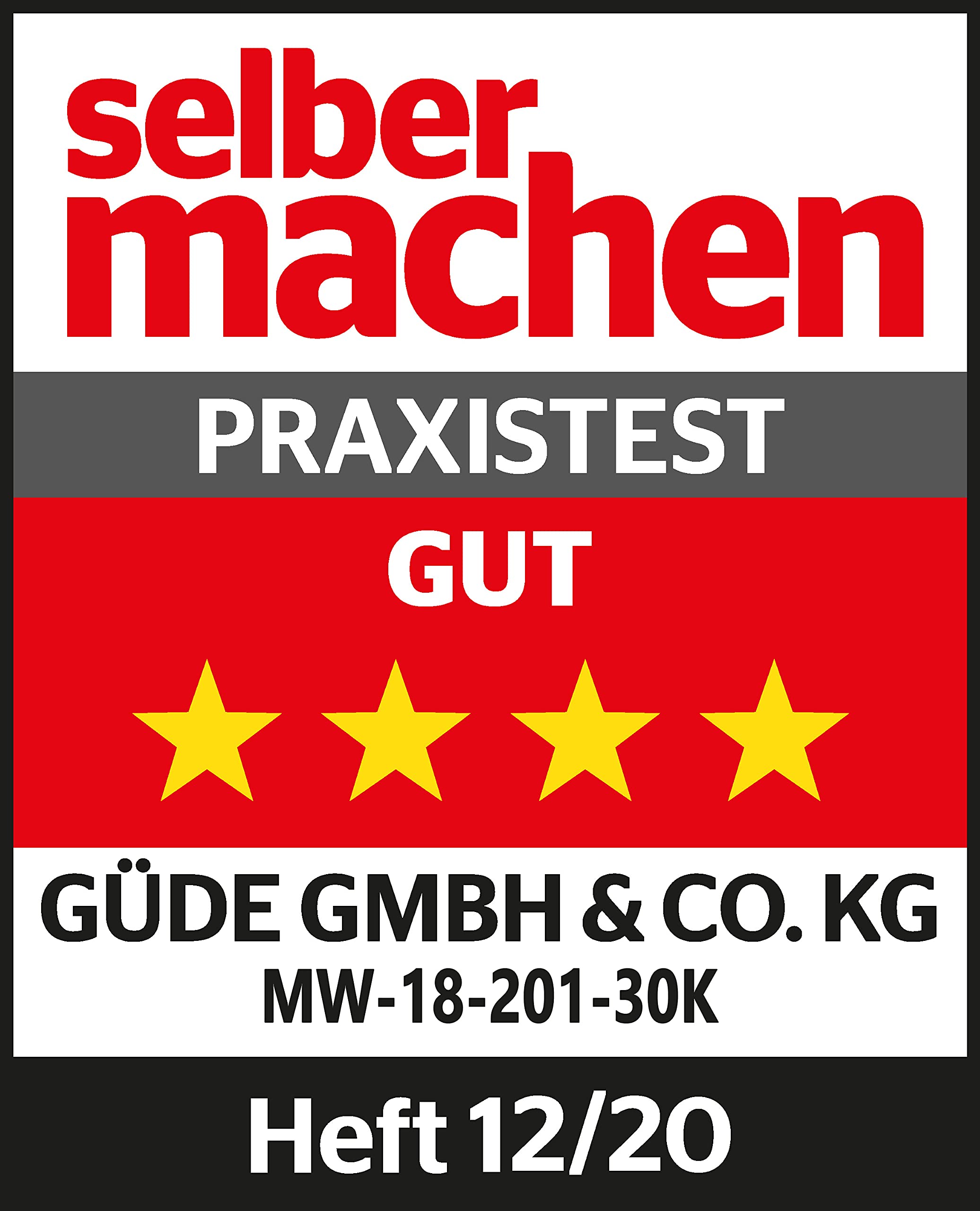 Güde 58516 MW 18-201-30K narzędzie wielofunkcyjne (system akumulatorów 18 V E3, akumulator 2,0 Ah, ładowarka do szybkiego ładowania 3,0 A, 27-częściowy zestaw akcesoriów)
