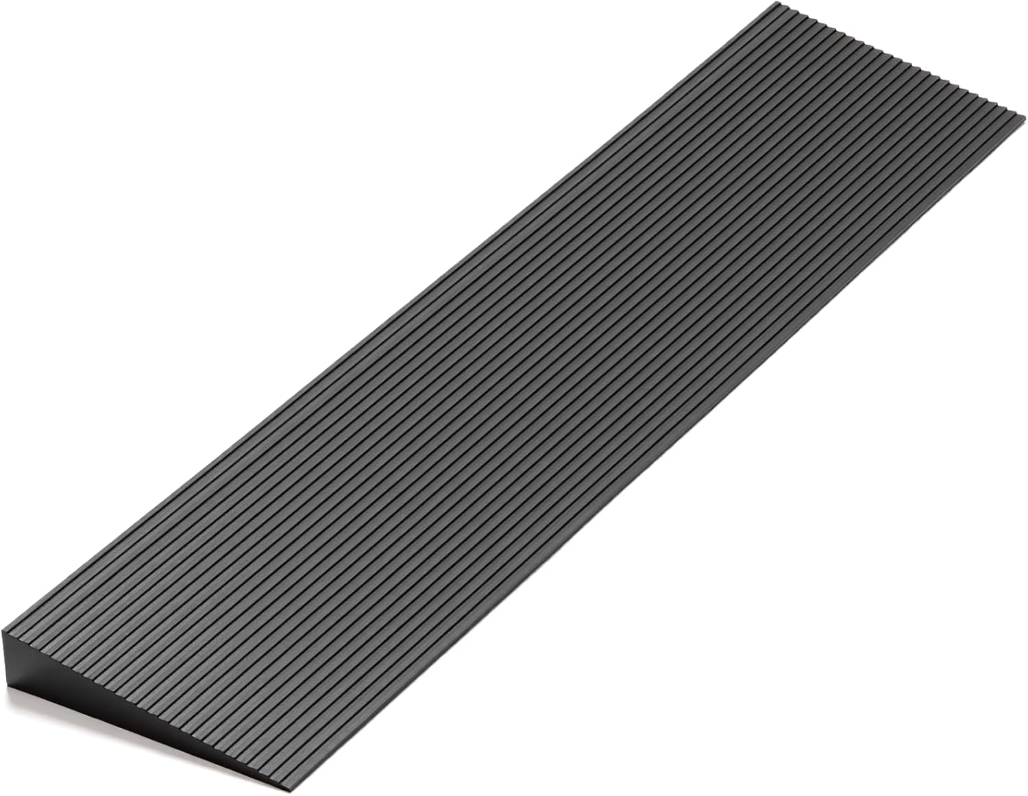 1.2 Rise Ordorless Threshold Ramp Doorway Curb Ramp 3000LBS Capacity Mobility Door Ramps for Home Steps Anti-Slip Wheel Chair Ramp for Bike, Scooter, Bathroom?Sweeper?1.2'Rise?