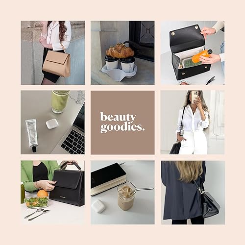 Miniatura 9 de Bolsas de almuerzo grandes color rosa para mujer moderna bolsa de almuerzo aislada para mujer bolsa de almuerzo lindas bolsas de almuerzo