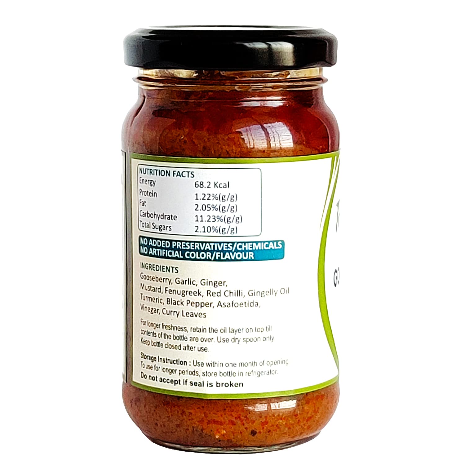 Tressia Foods | Gooseberry Pickle | Amla Ka Achaar | Nellika achar | Immunity Boosting Homemade Pickles Made In Small Batches (200g)