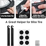 WOTOW Bike Repair Tool Kit Set, Bicycle 16 in 1 Multitool Hex Key Wrench & Bike Tube Patch Kit & Tire Lever & Hard Carrying Case, Portable Handy Cycling Maintenance Fix Set for Road Mountain Bikes
