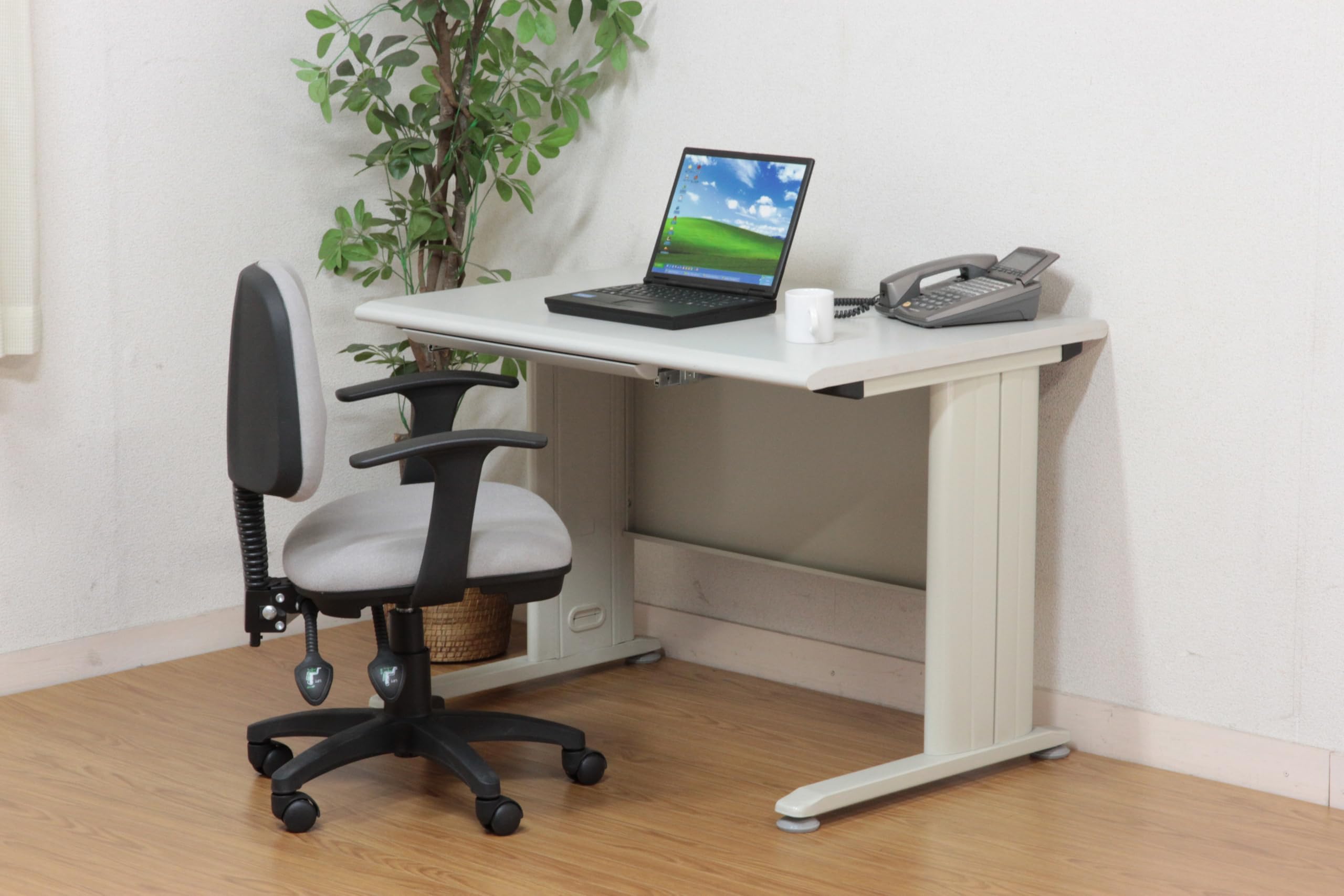 Amazon.co.jp: 不二貿易 ワークデスク 引き出し付き シンプル パソコン