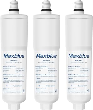 Maxblue AP431 Whole House Scale Inhibitor Water Filter, 3 Pack | Replacement Cartridge for Aqua-Pure AP430SS, Helps Prevent Scale Build Up On Hot Water Heaters and Boilers