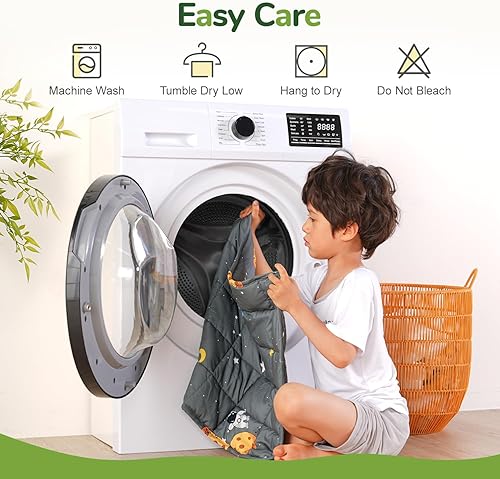 Miniatura 28 de Sivio Weighted Blanket,Cotton and Minky Fleece Throw Blanket with Beads, Reversible Heavy Blanket, 5lbs 36x48 Inch, Pink Cat